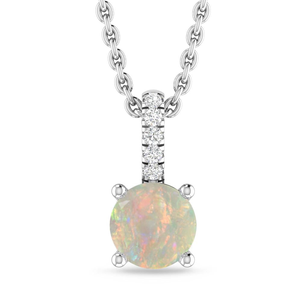 White Gold - Opal