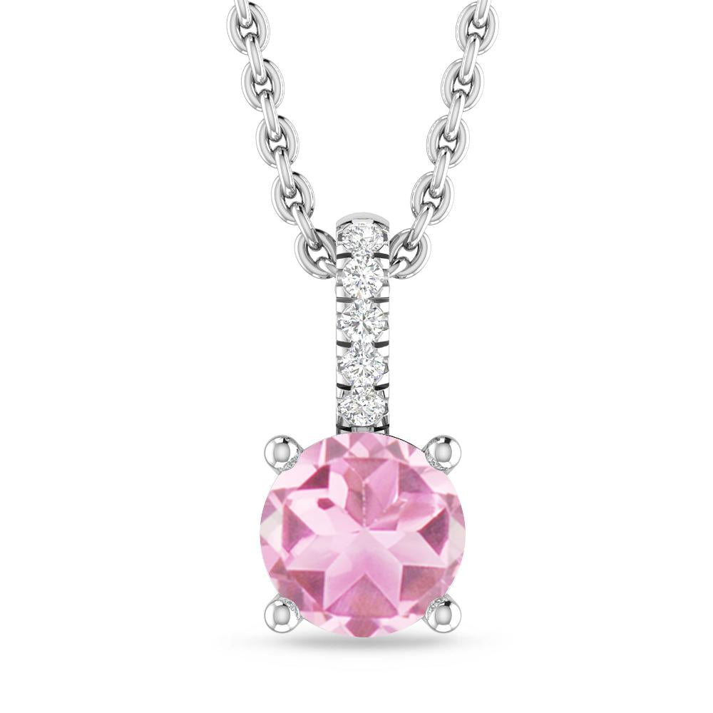 White Gold - Pink Tourmaline