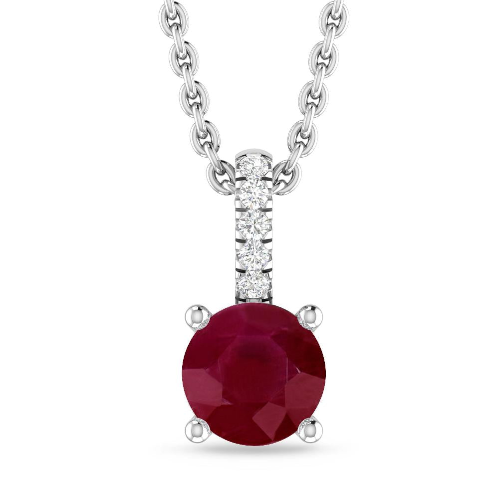 White Gold - Ruby