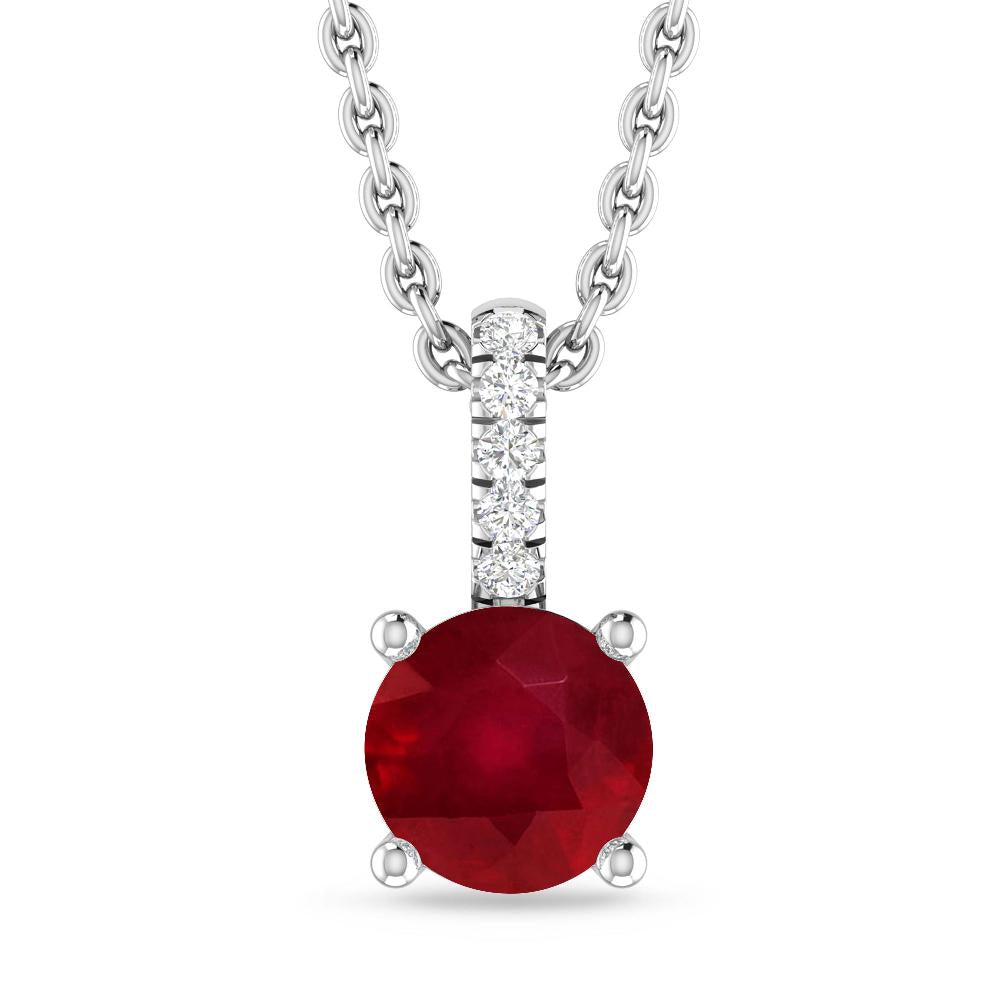 White Gold - Ruby