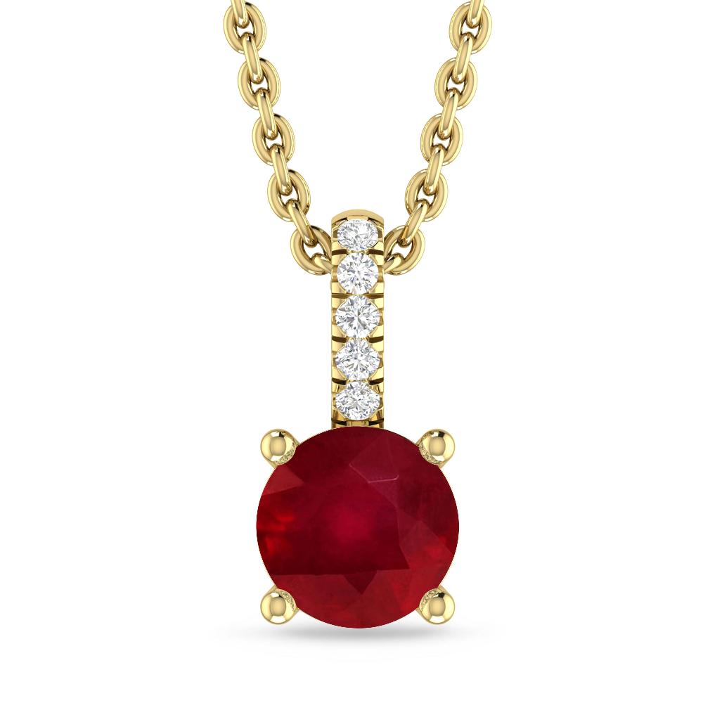 Yellow Gold - Ruby