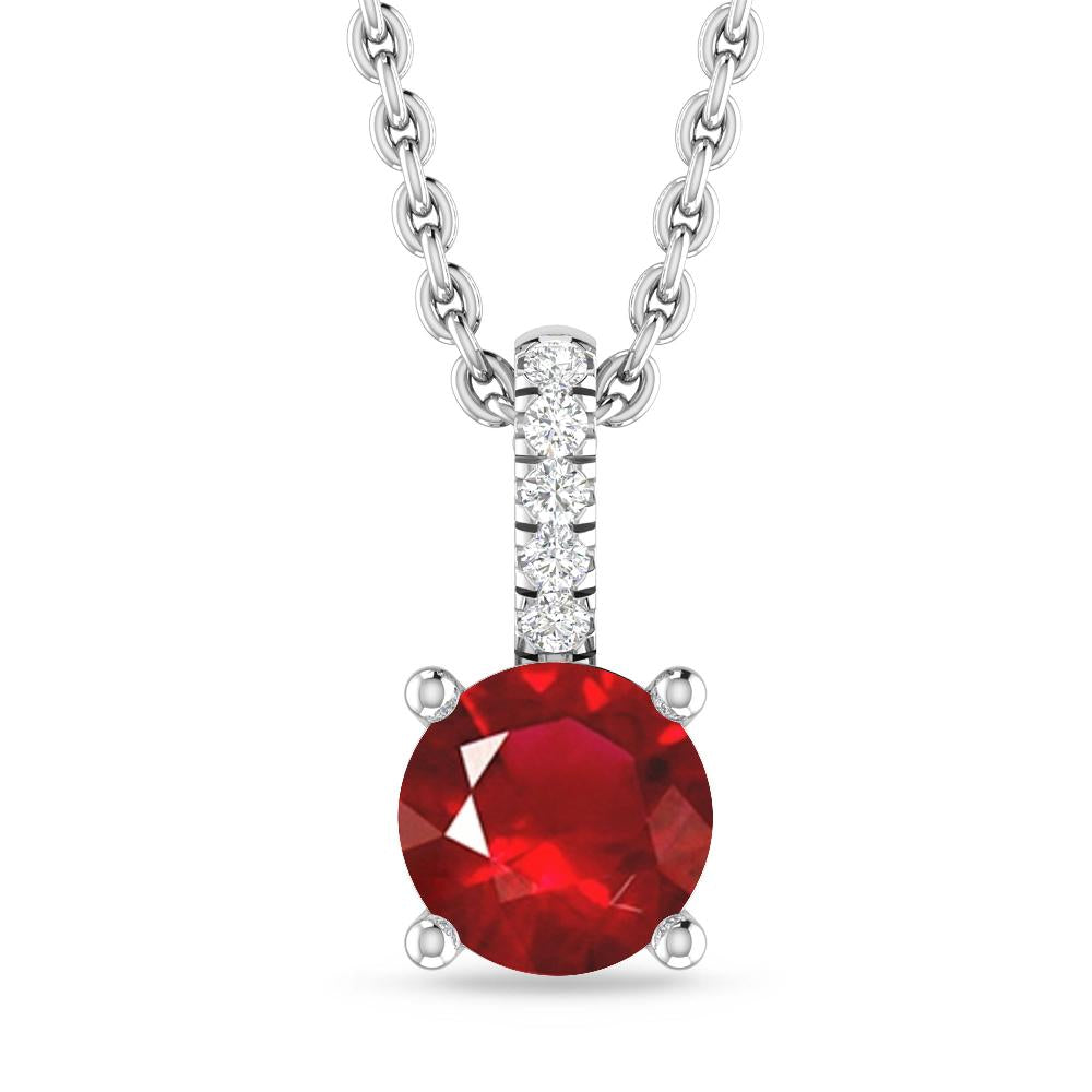 White Gold - Ruby