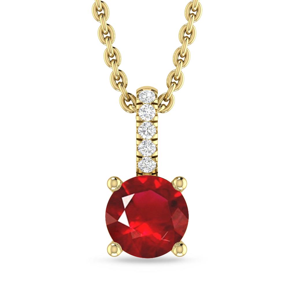 Yellow Gold - Ruby