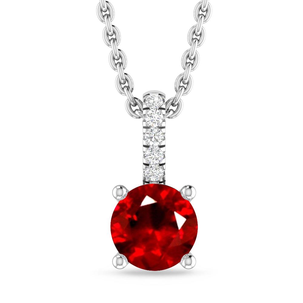 White Gold - Ruby