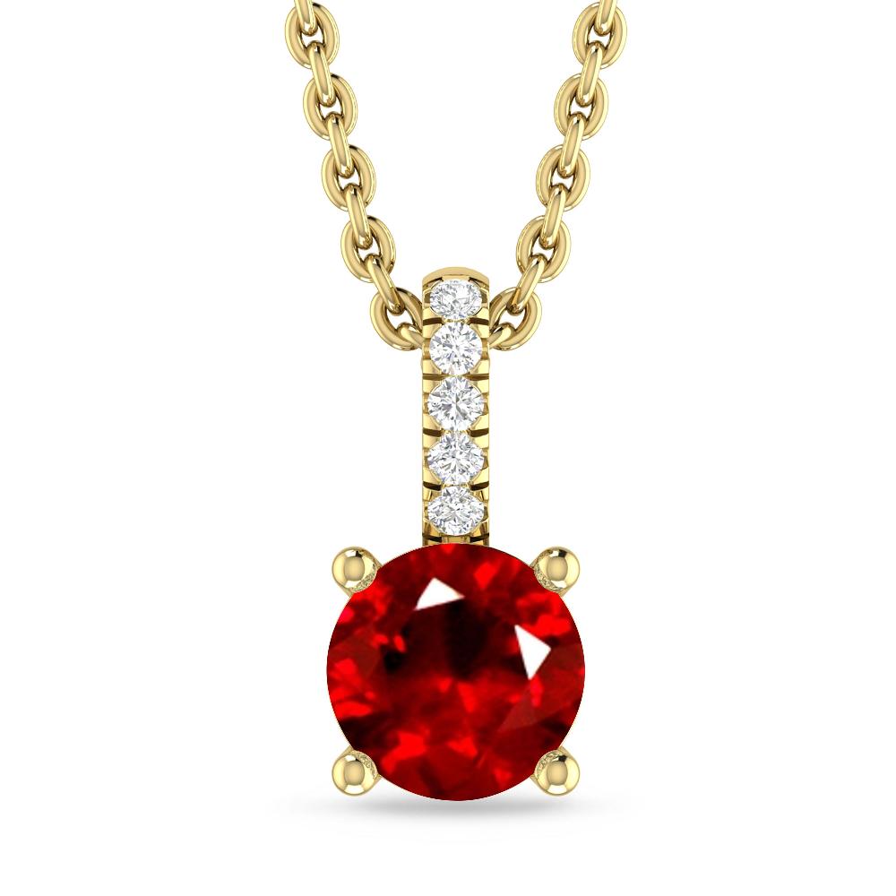 Yellow Gold - Ruby