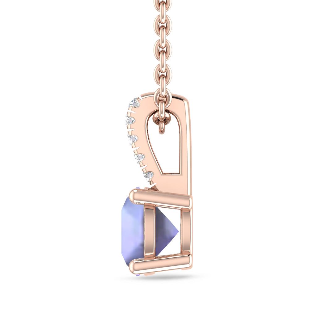 Rose Gold - Tanzanite