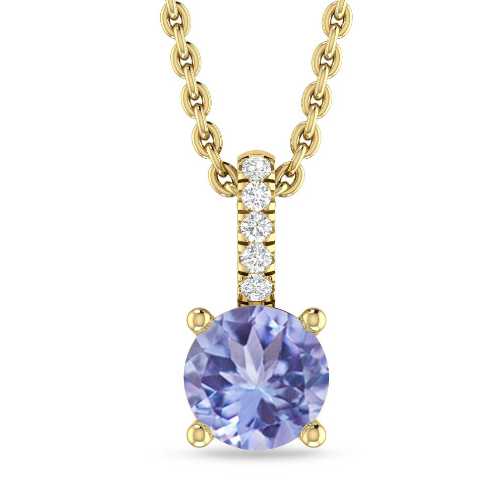 Yellow Gold - Tanzanite