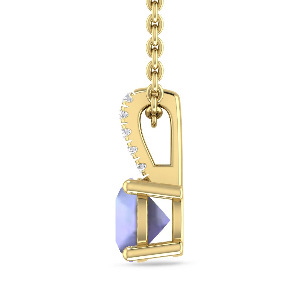 Yellow Gold - Tanzanite