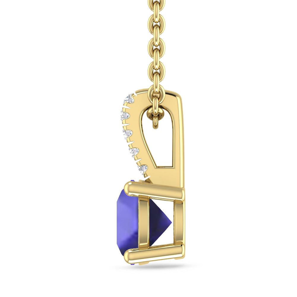 Yellow Gold - Tanzanite