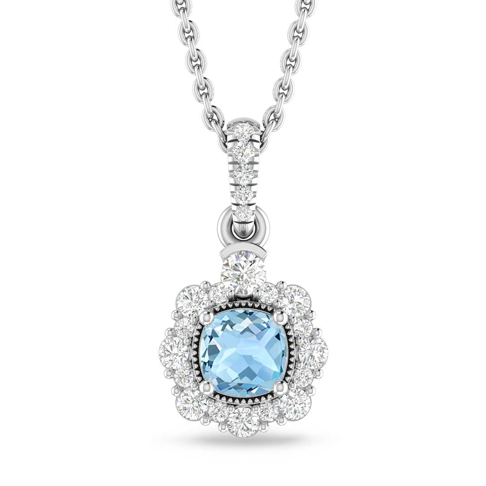 White Gold - Aquamarine