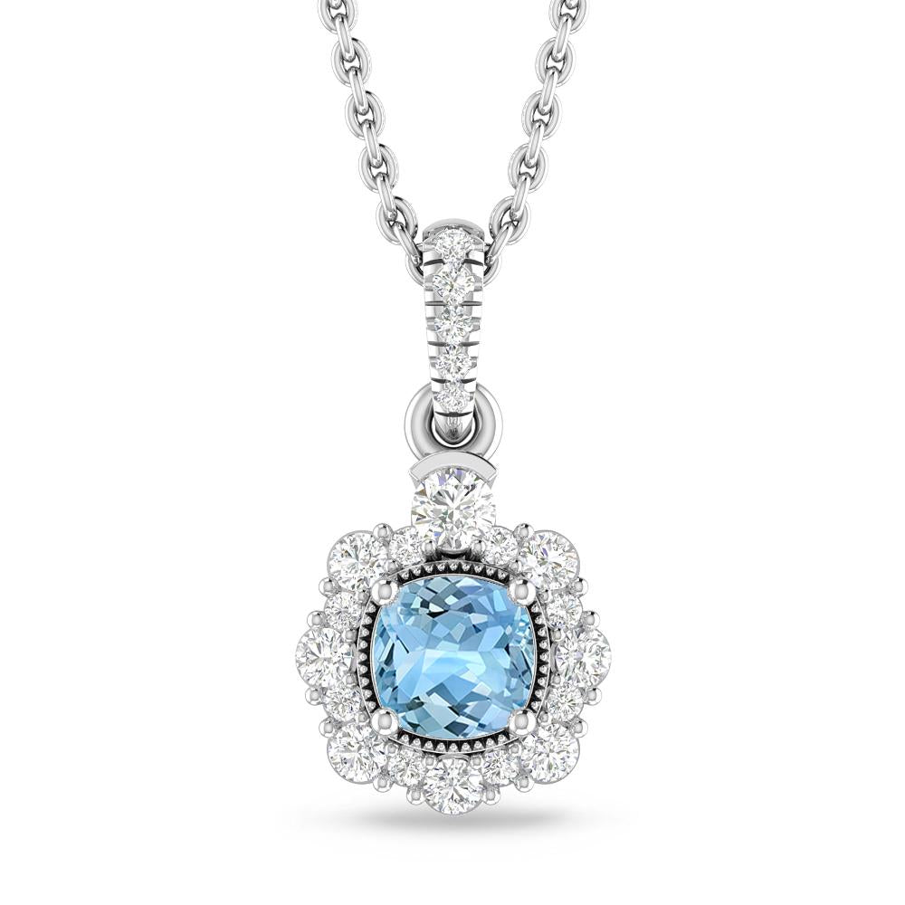 White Gold - Aquamarine