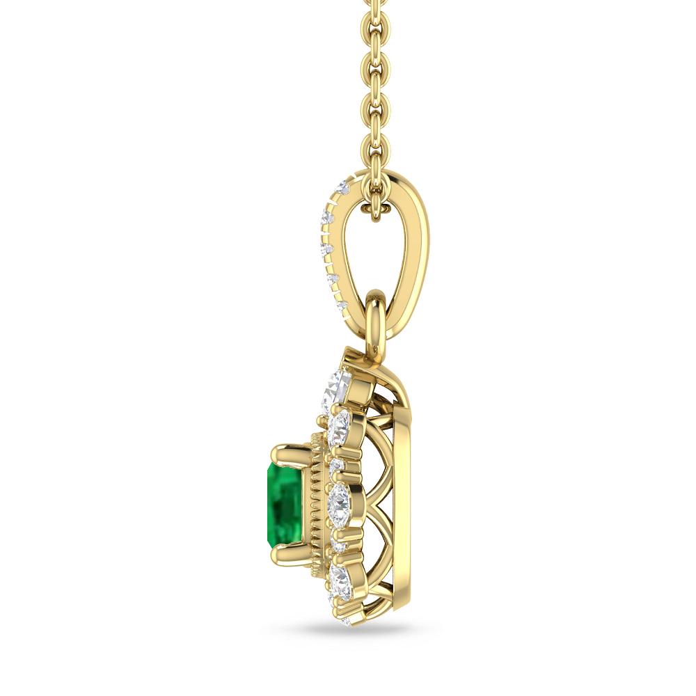 Yellow Gold - Emerald