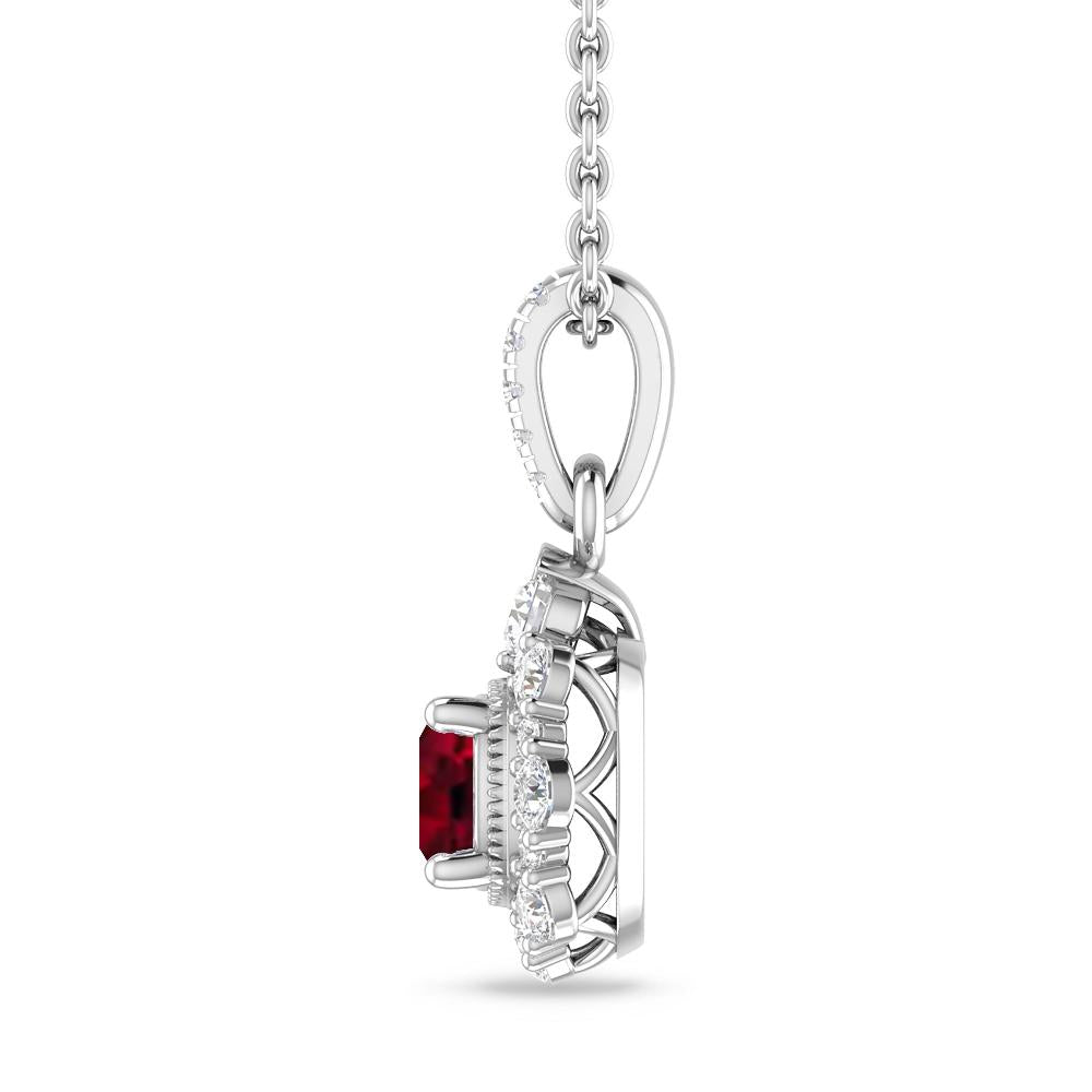 White Gold - Garnet