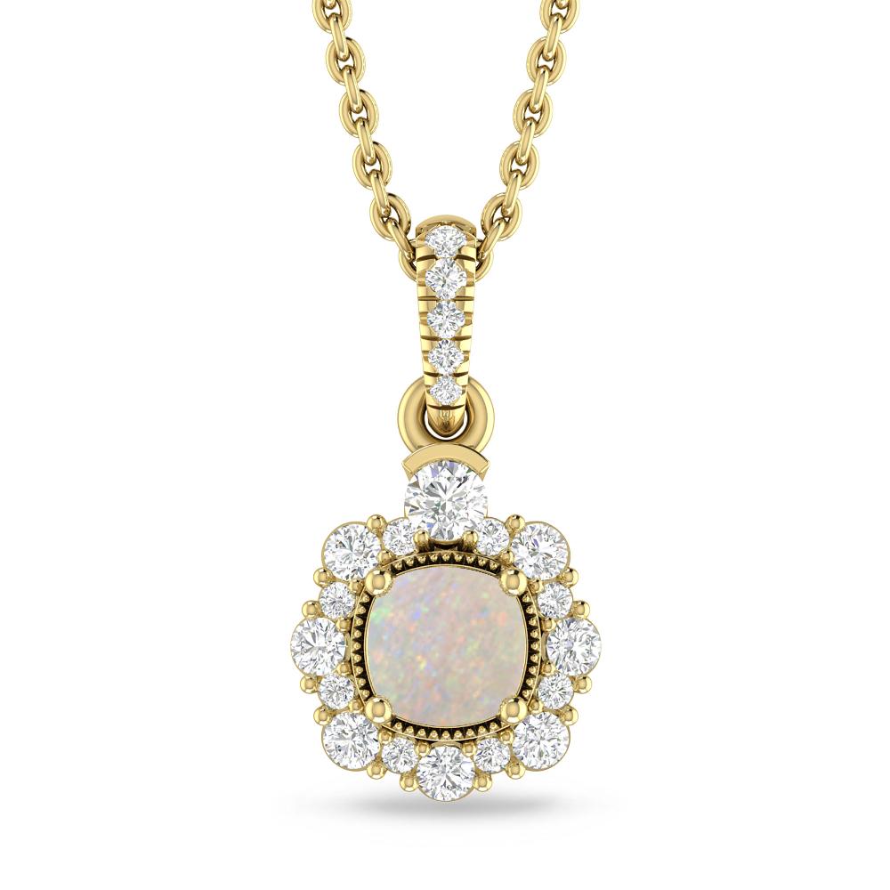 Yellow Gold - Opal