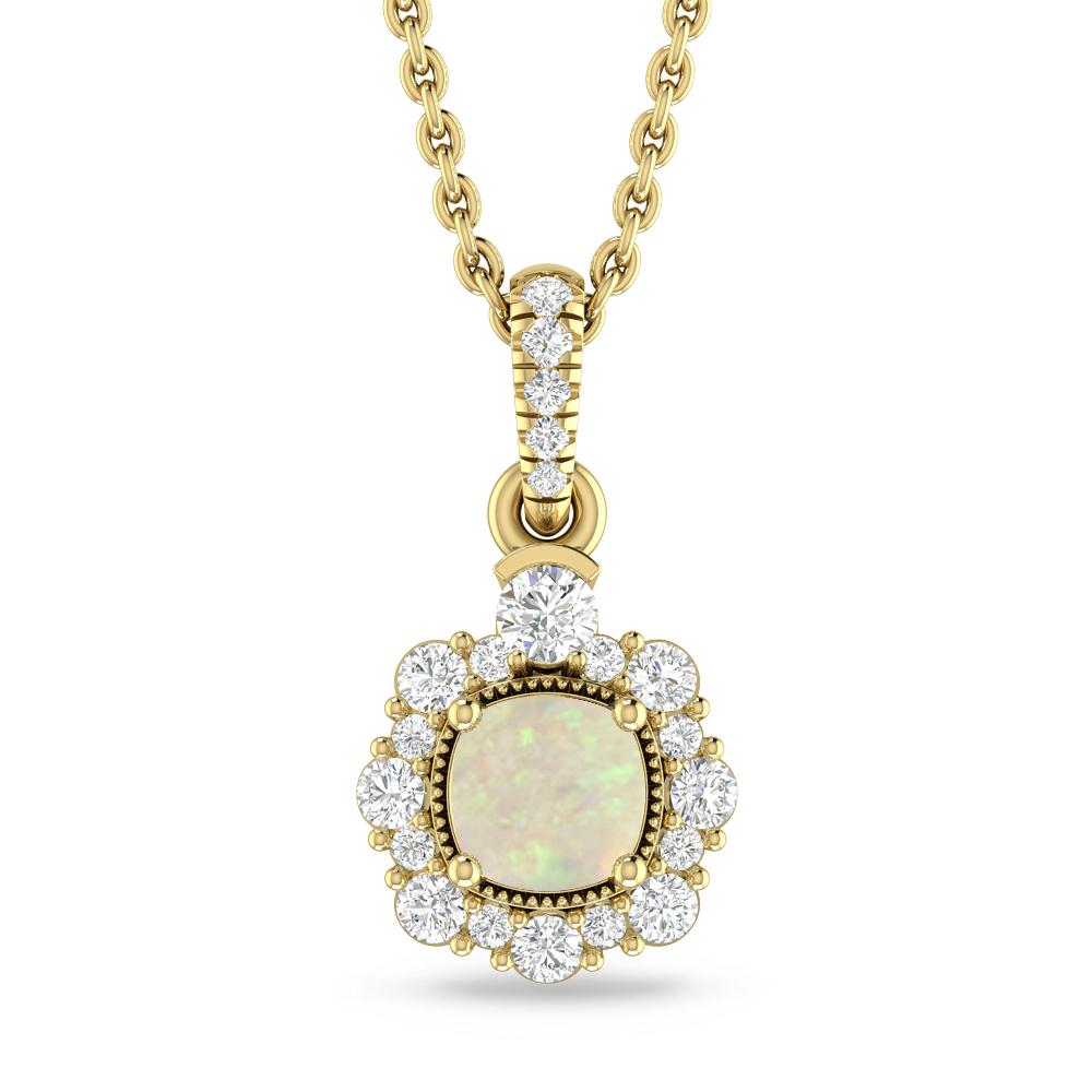 Yellow Gold - Opal