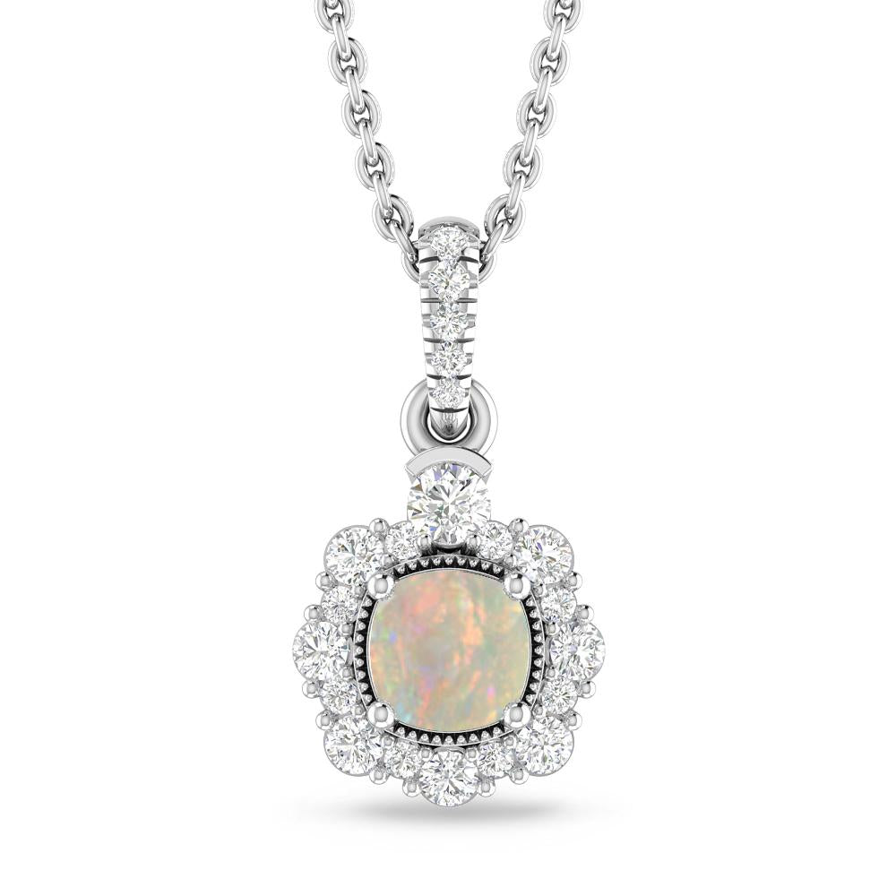 White Gold - Opal