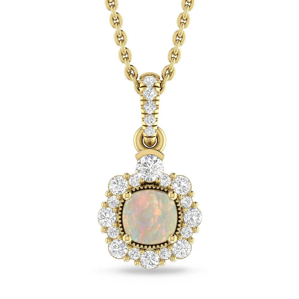 Yellow Gold - Opal