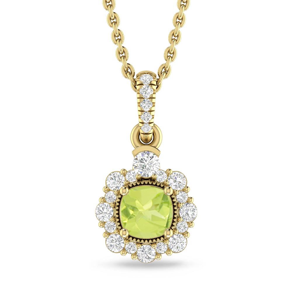 Yellow Gold - Peridot