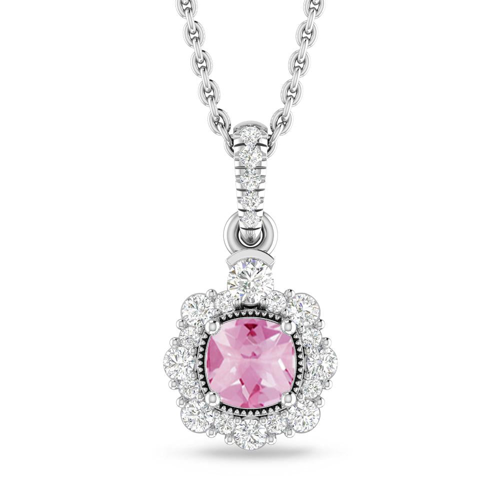 White Gold - Pink Tourmaline