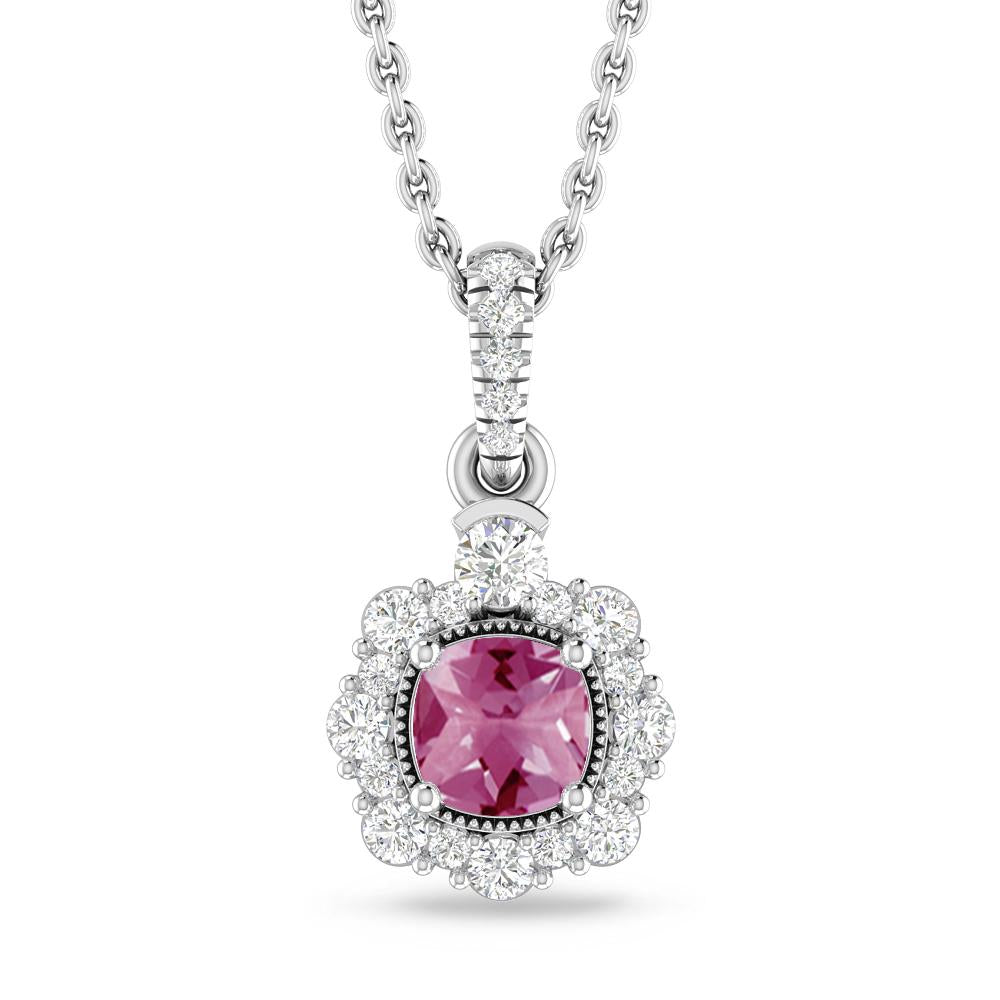 White Gold - Pink Tourmaline