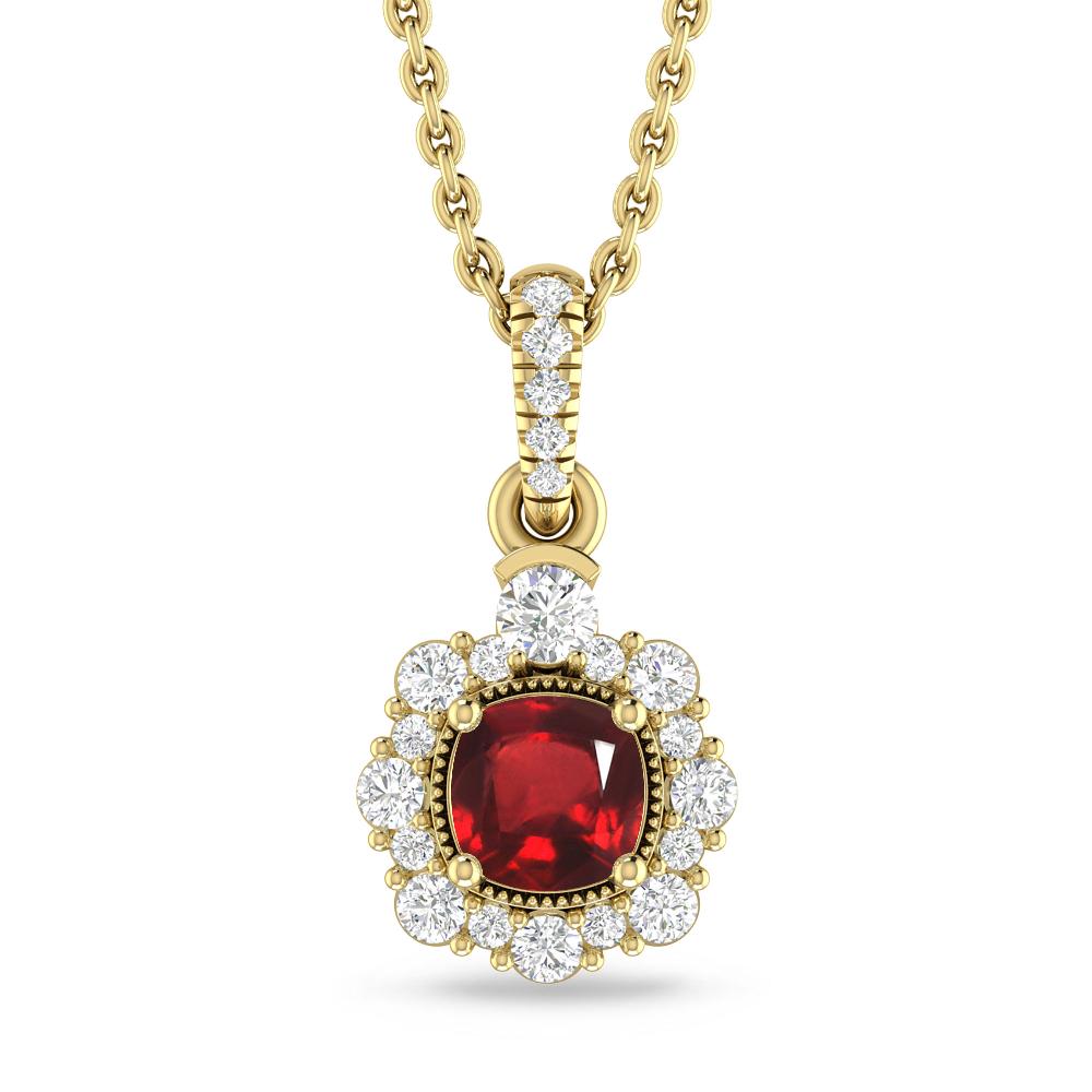 Yellow Gold - Ruby