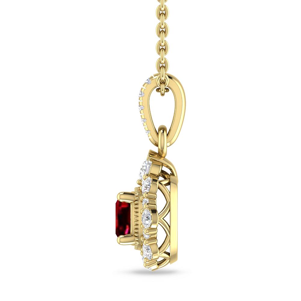 Yellow Gold - Ruby