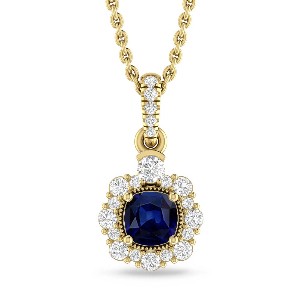 Yellow Gold - Sapphire