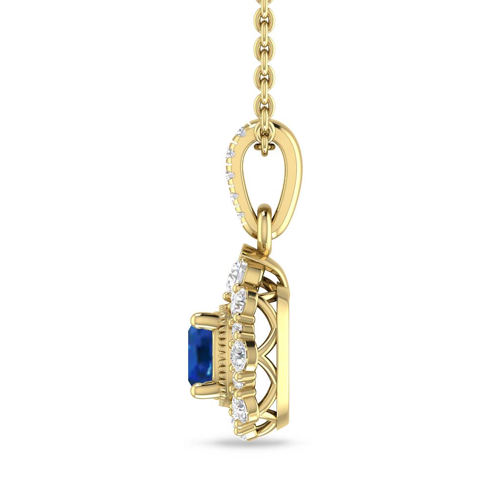 Yellow Gold - Sapphire