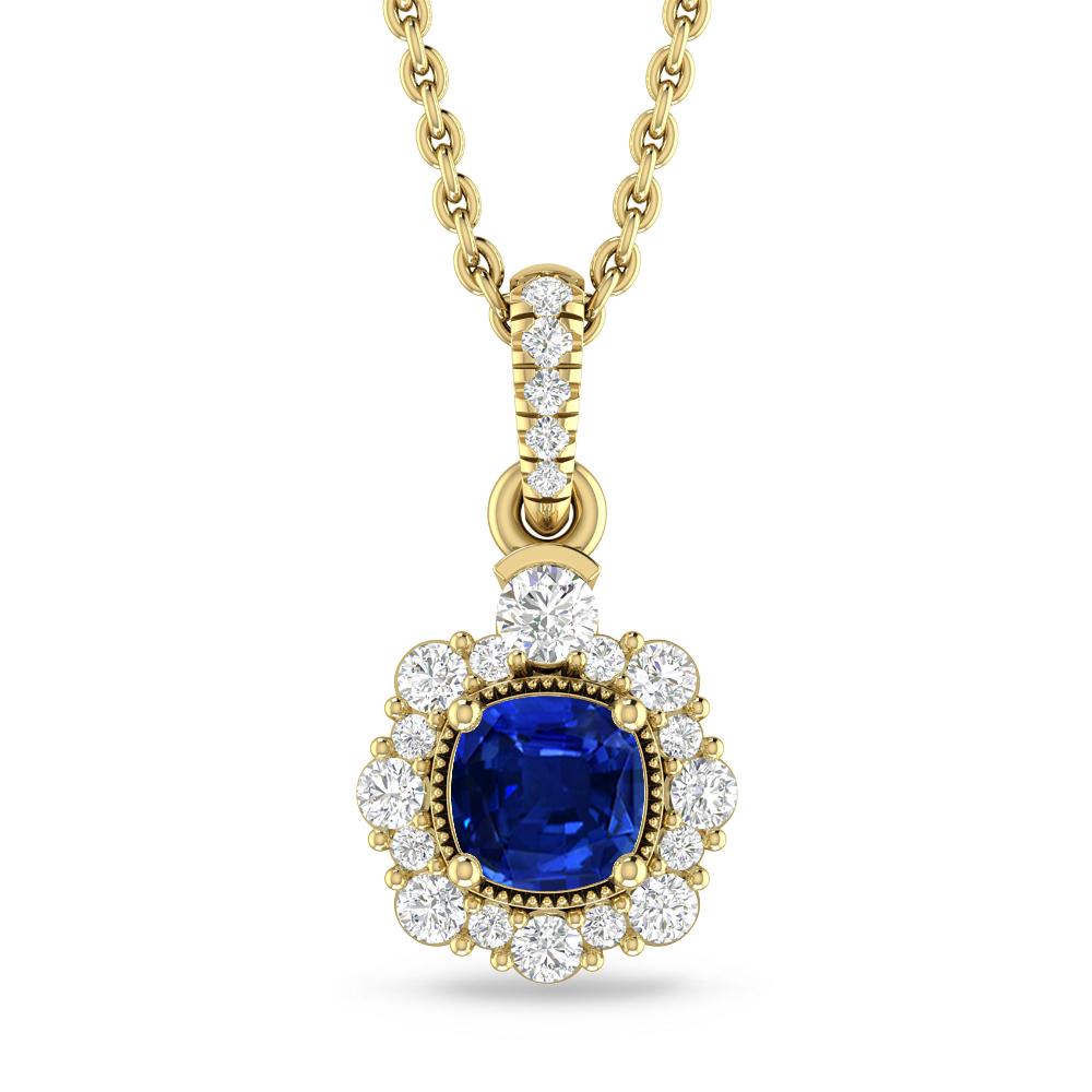 Yellow Gold - Sapphire