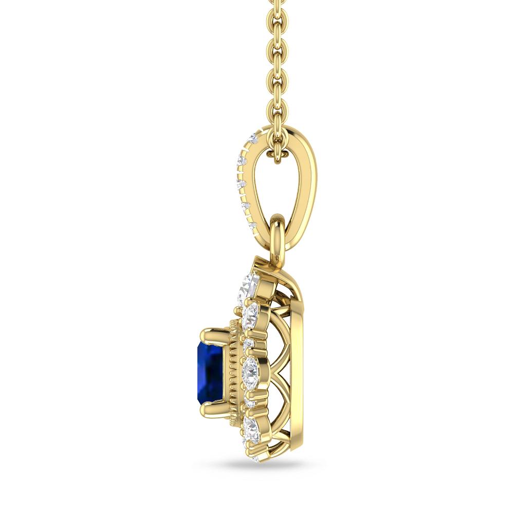 Yellow Gold - Sapphire