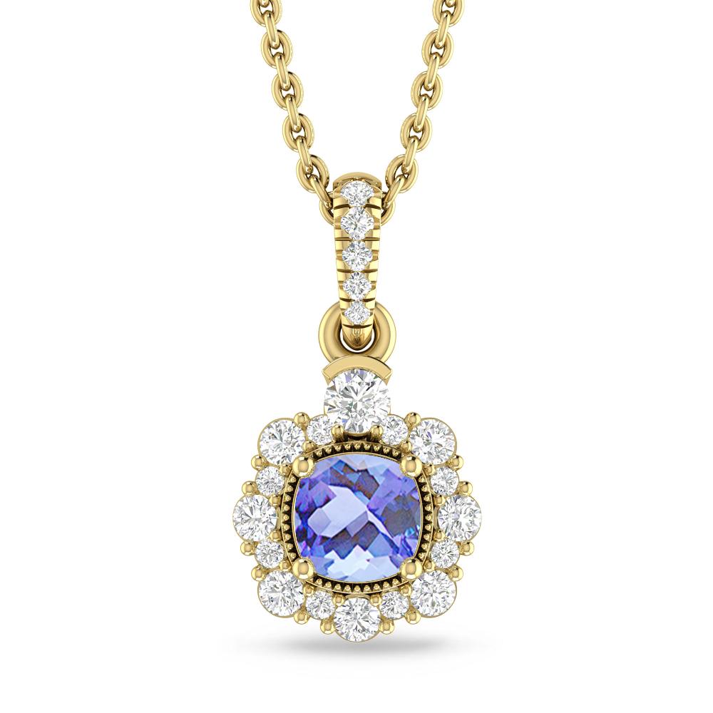 Yellow Gold - Tanzanite