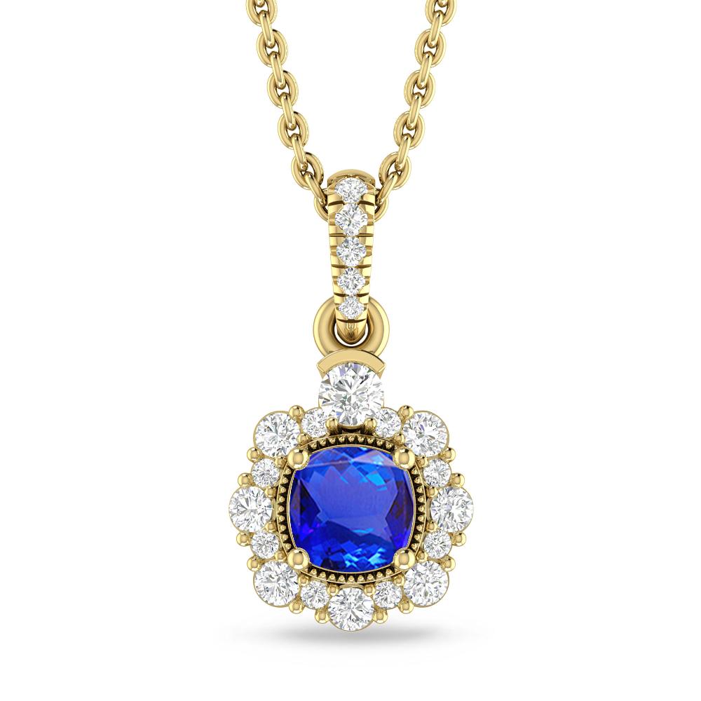 Yellow Gold - Tanzanite