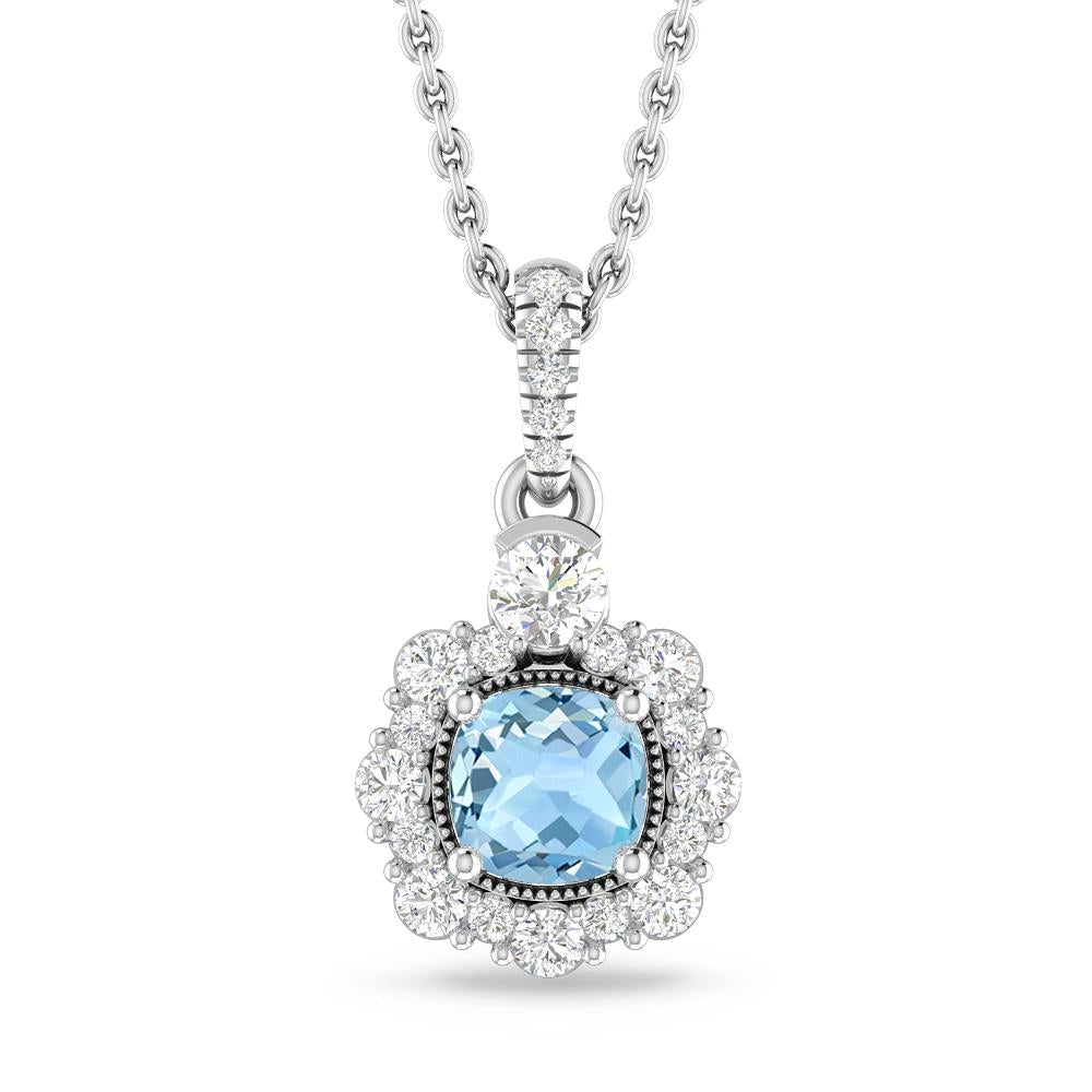 White Gold - Aquamarine