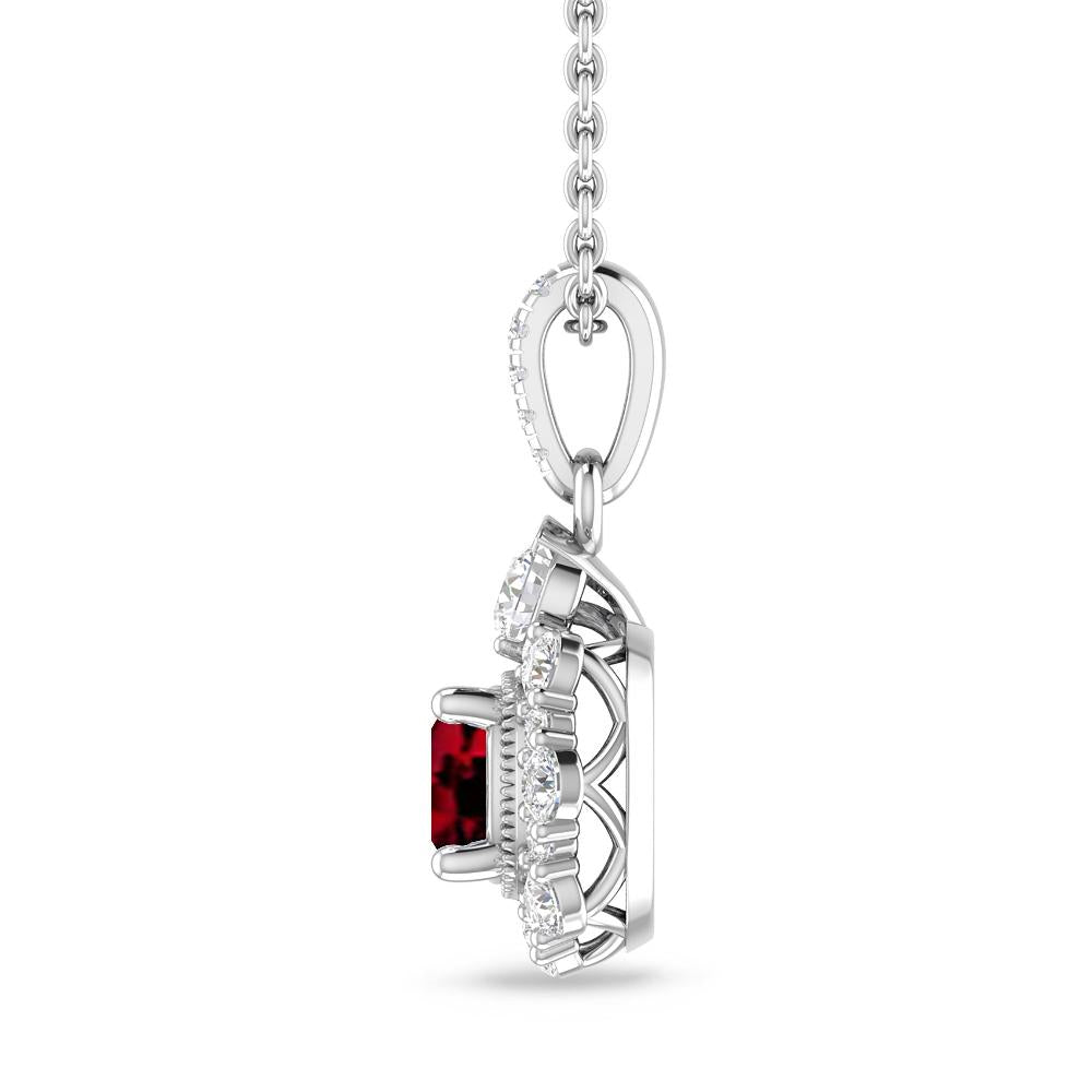 White Gold - Garnet