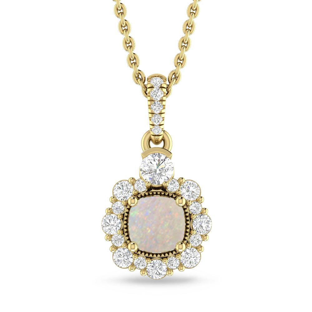 Yellow Gold - Opal