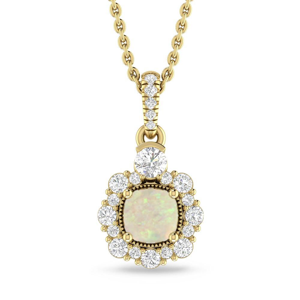 Yellow Gold - Opal