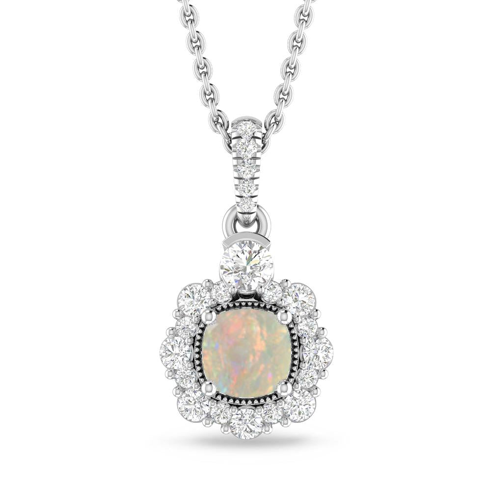 White Gold - Opal