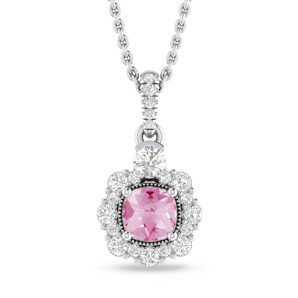 White Gold - Pink Tourmaline