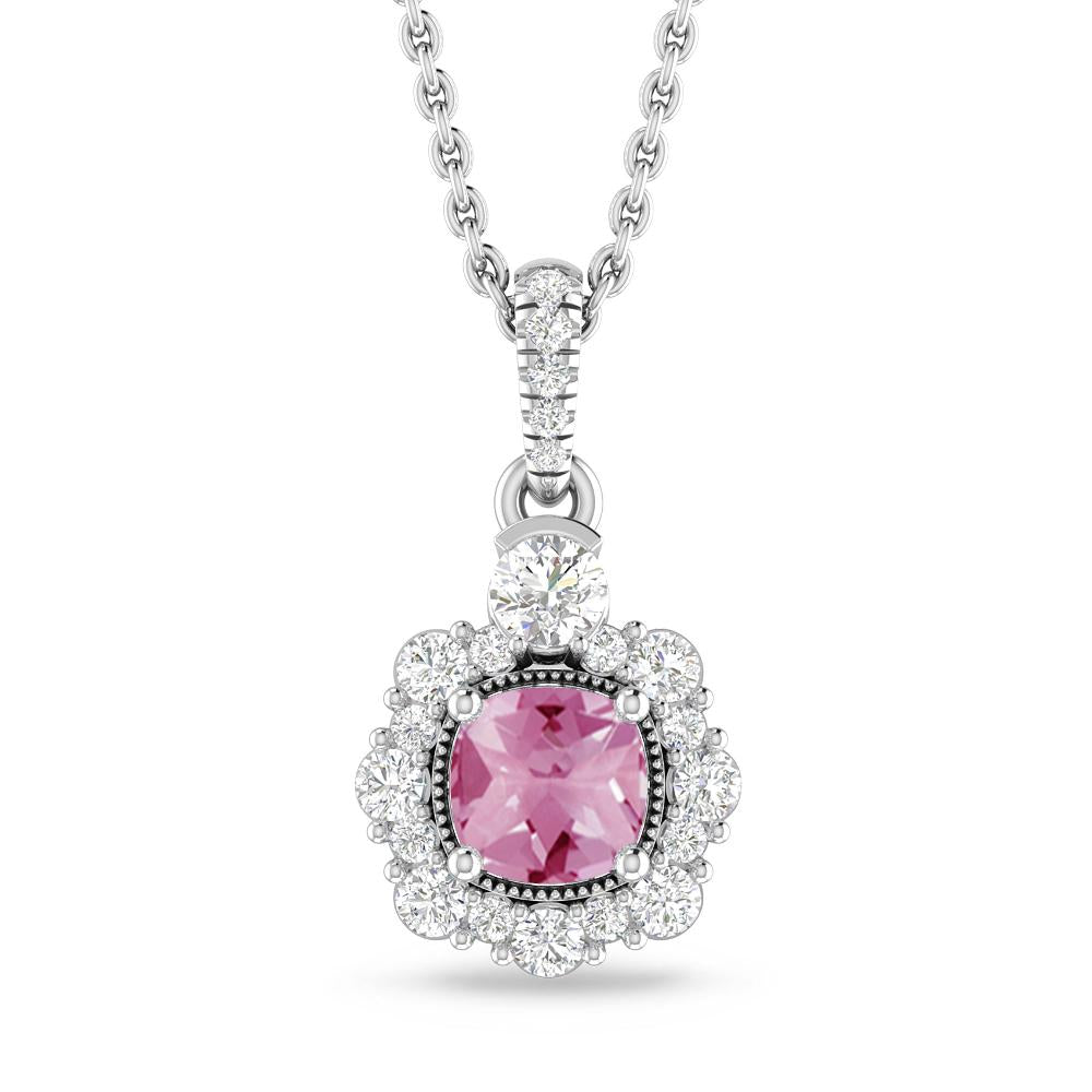 White Gold - Pink Tourmaline