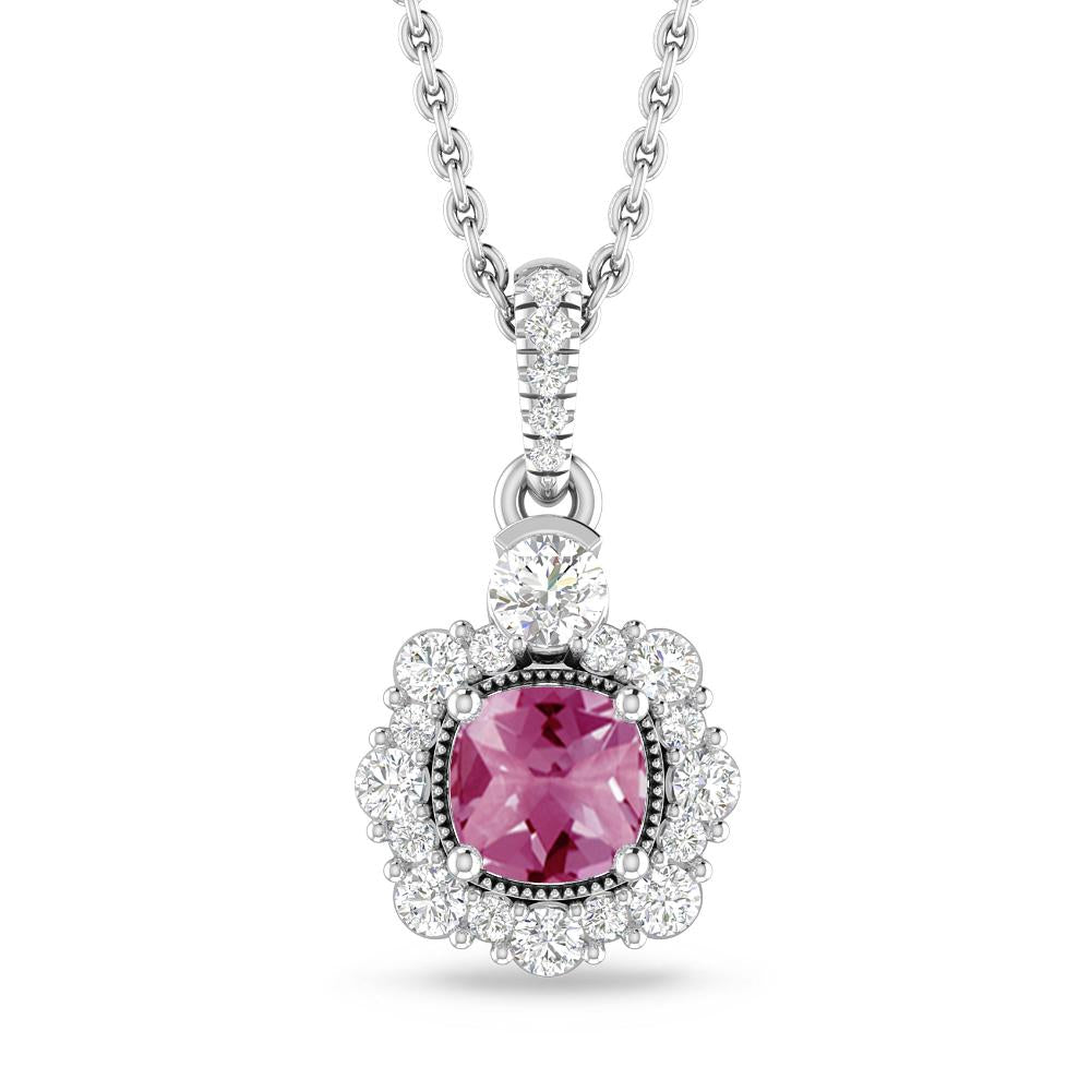 White Gold - Pink Tourmaline