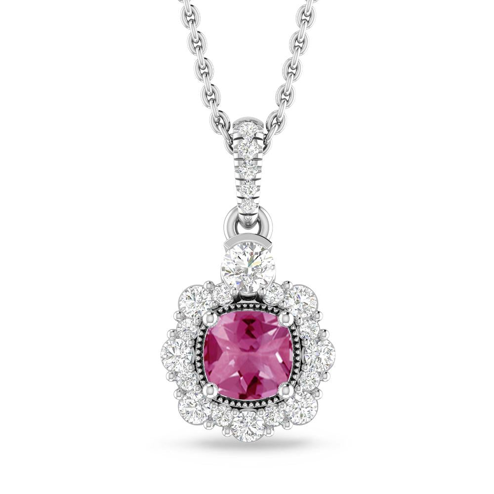 White Gold - Pink Tourmaline