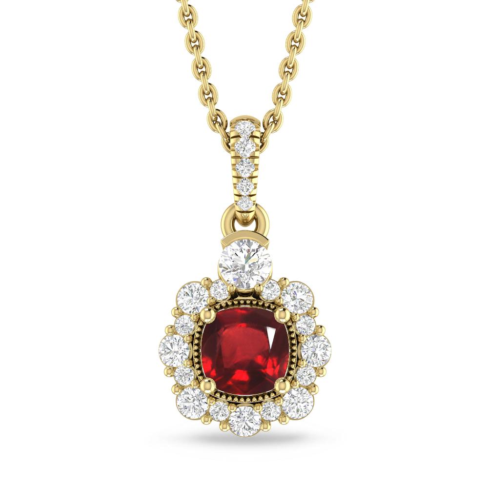 Yellow Gold - Ruby