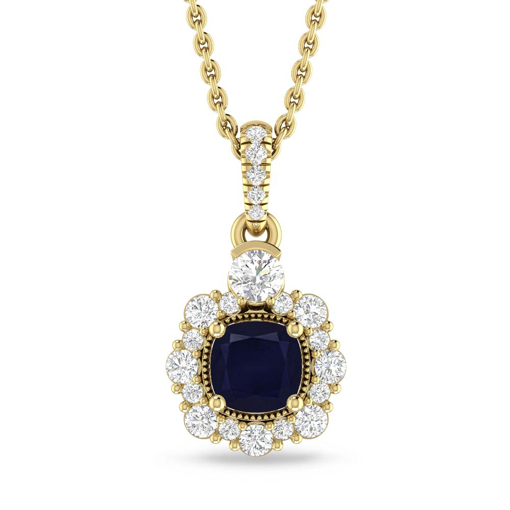 Yellow Gold - Sapphire