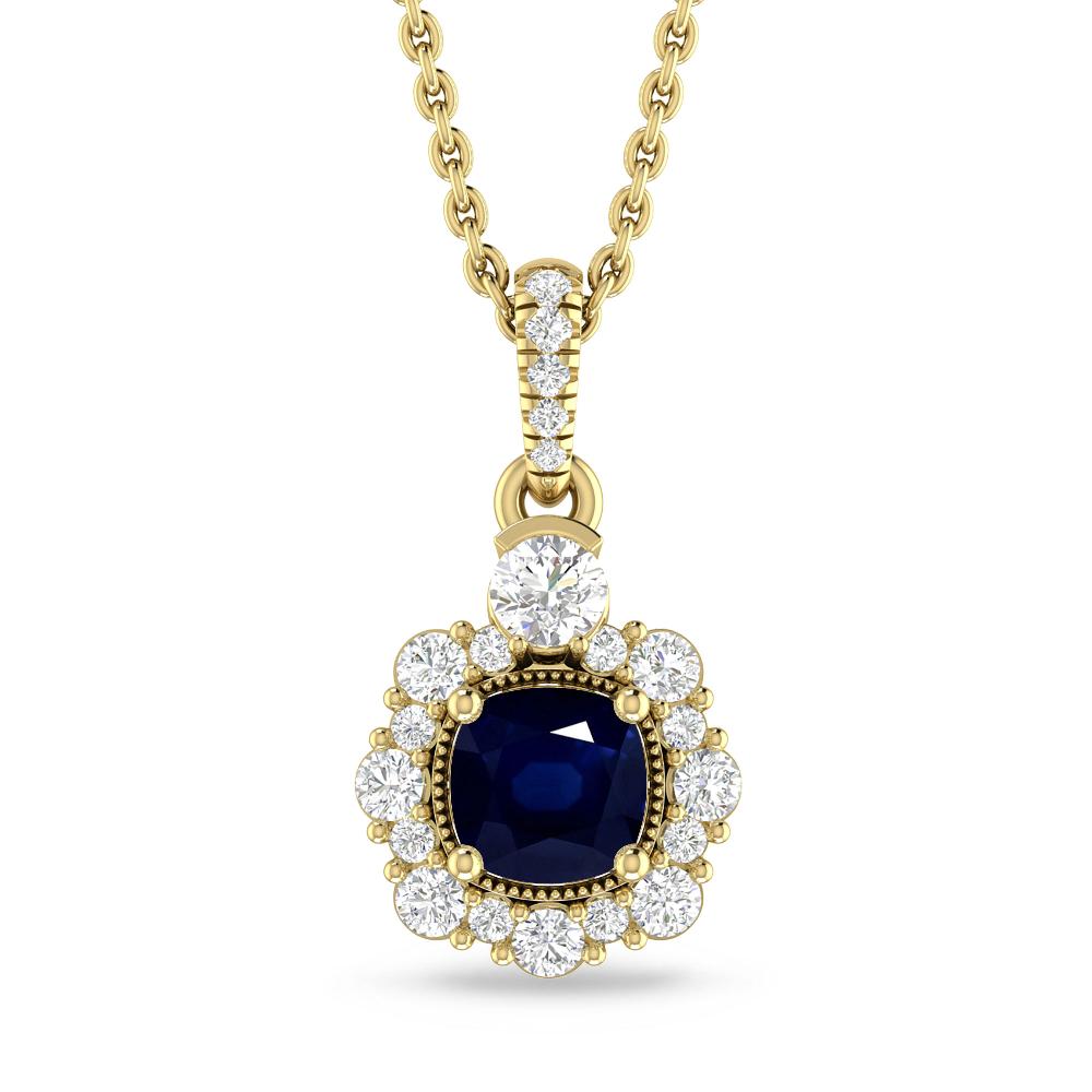 Yellow Gold - Sapphire