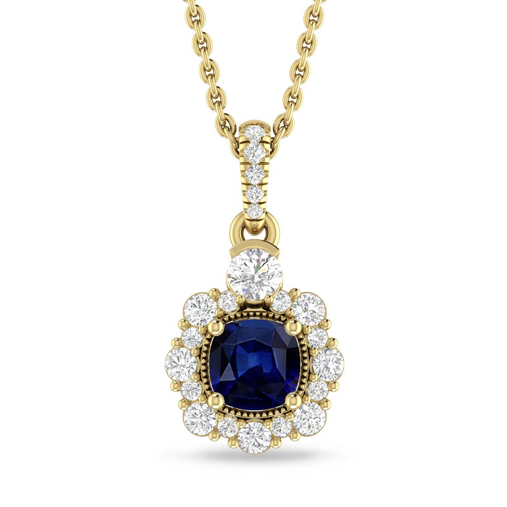 Yellow Gold - Sapphire