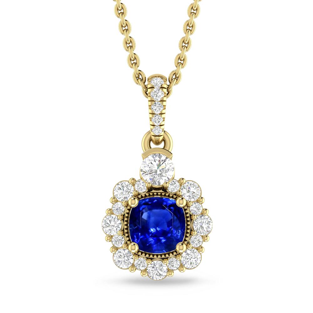 Yellow Gold - Sapphire