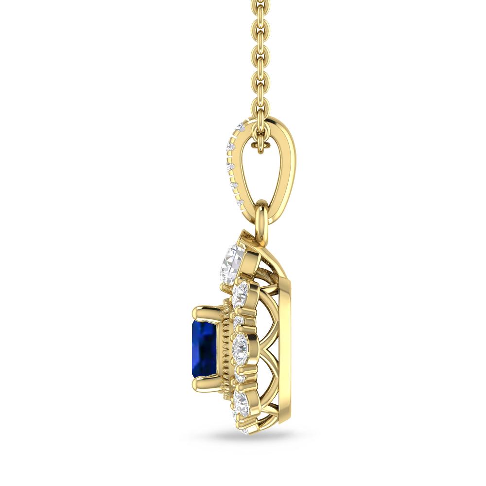 Yellow Gold - Sapphire