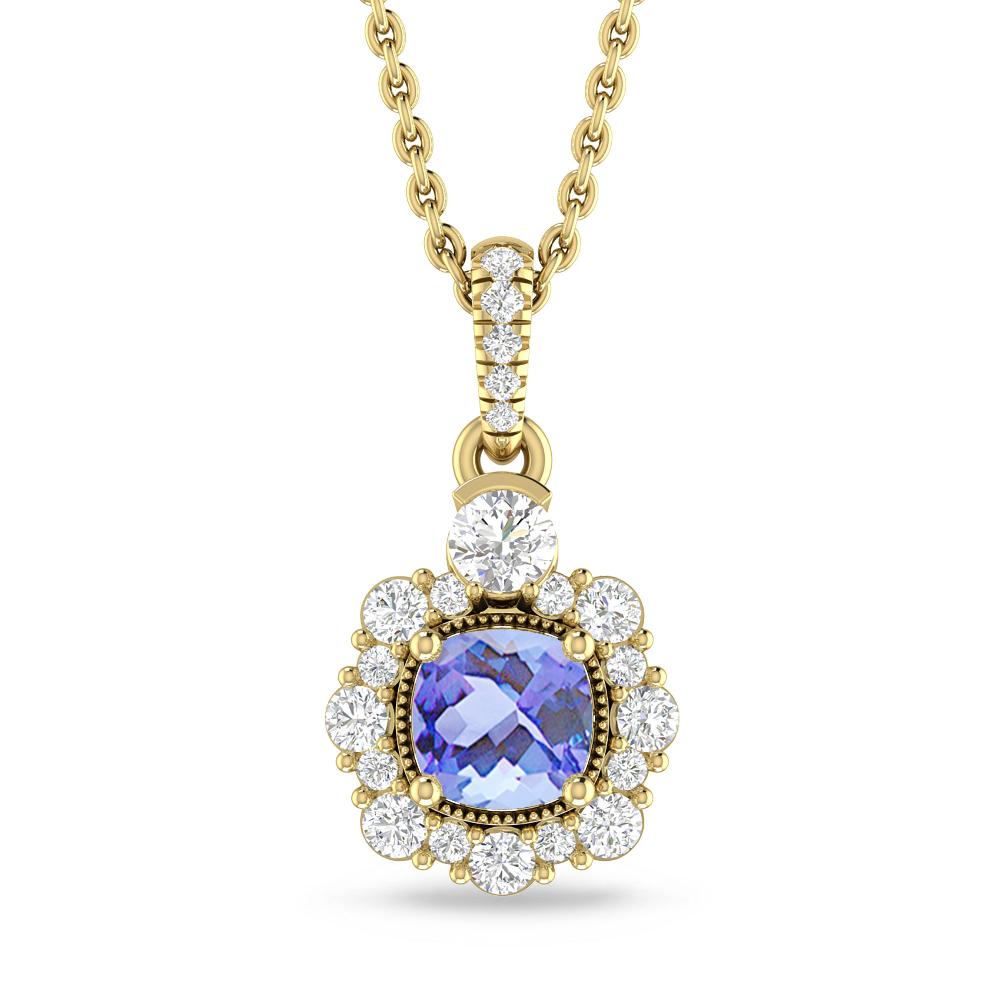 Yellow Gold - Tanzanite