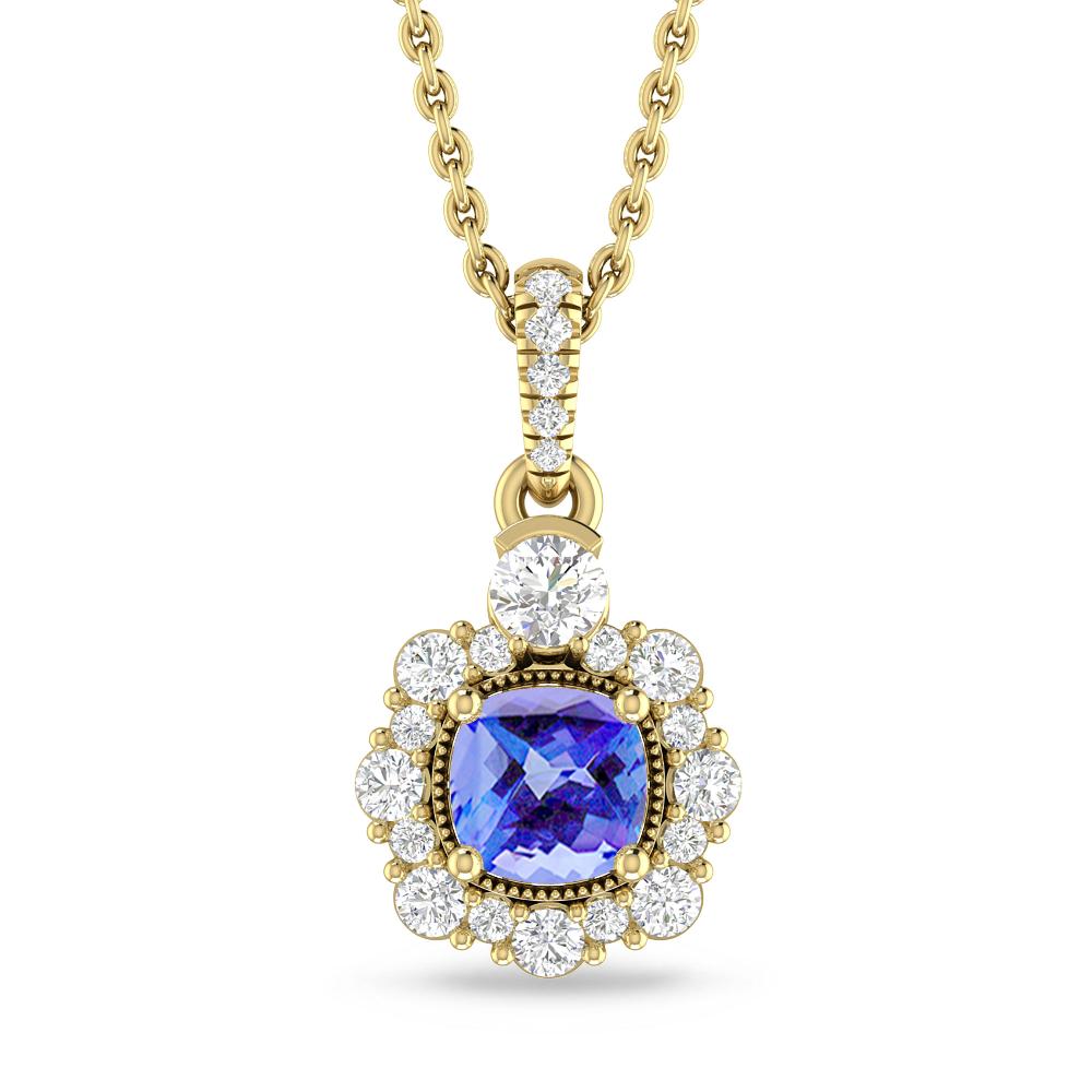 Yellow Gold - Tanzanite