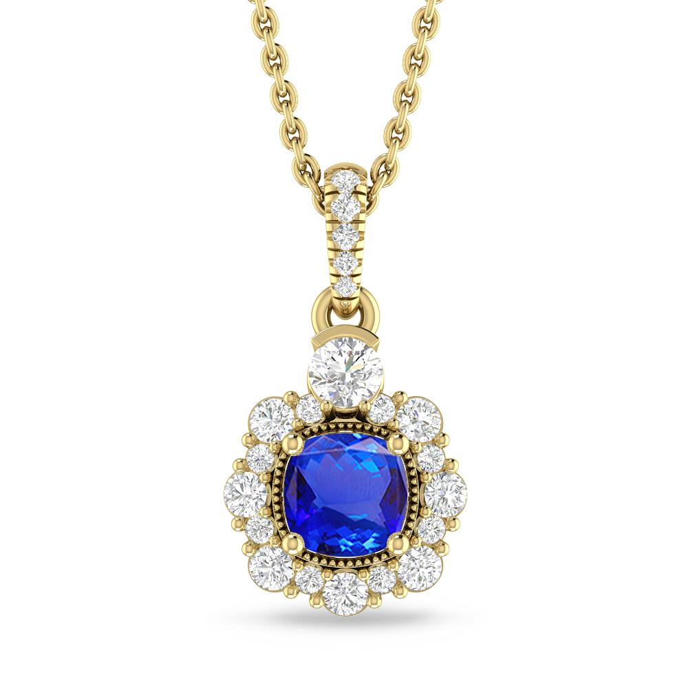 Yellow Gold - Tanzanite